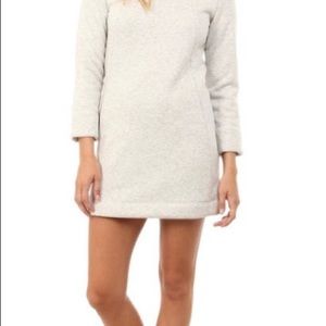 French Connection cozy lined sherpa dress